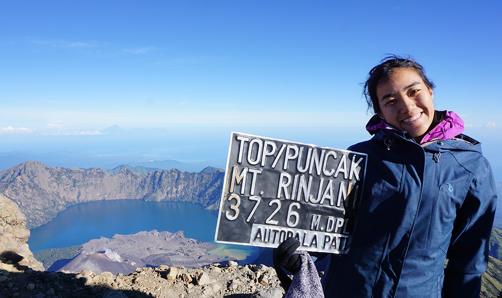 top of rinjani