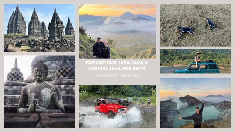 Surabaya Ijen Bromo Yogyakarta Tour (8 Days 7 Nights)