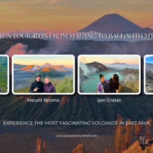 Bromo Ijen Tour 4D3N from Malang to Bali with Mt Kelud